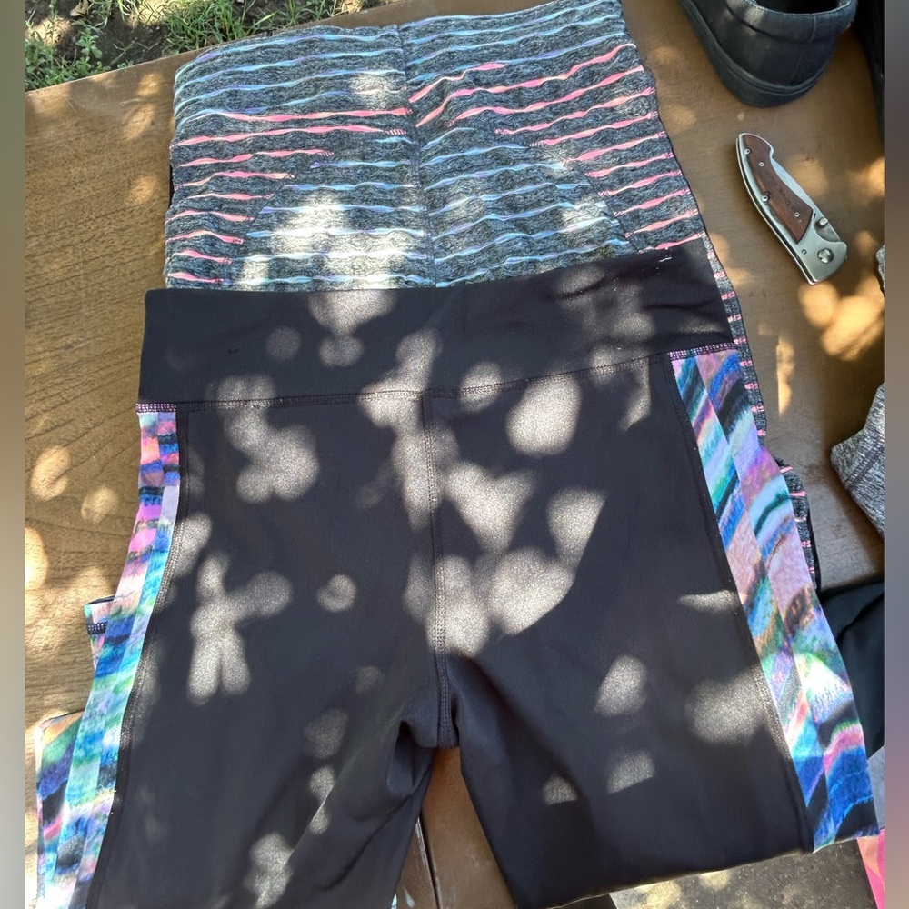 Colorful Striped Kids Leggings